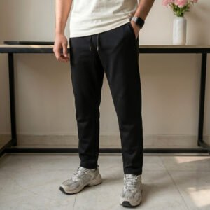 Midnight Black Interlock Sweatpant